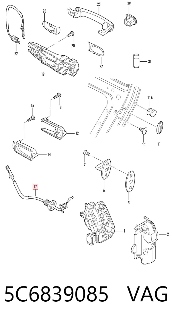 5C6839085 VAG