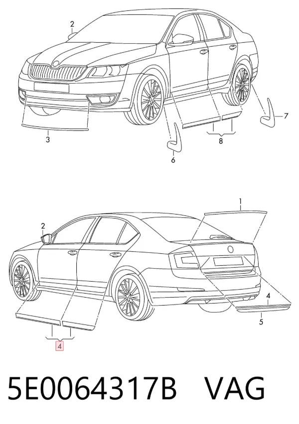  5E0064317B VAG