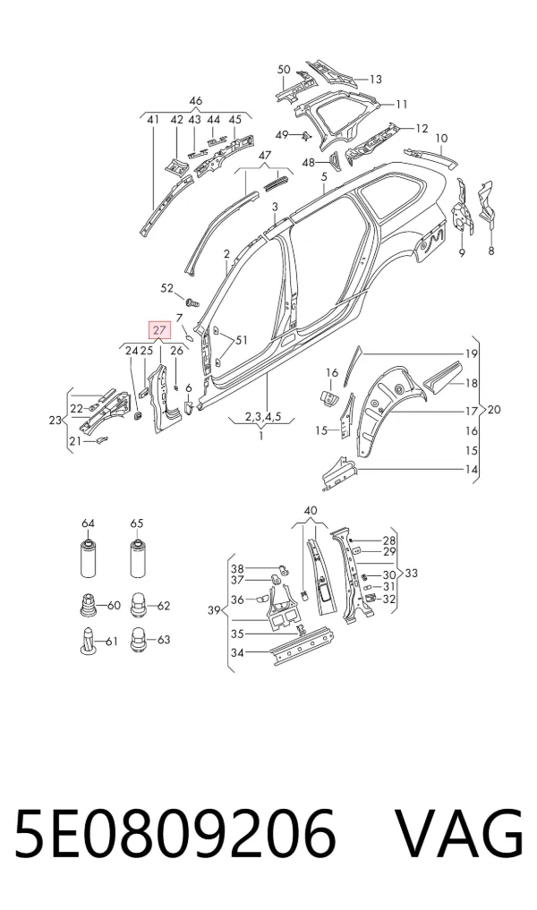  5E0809206 VAG