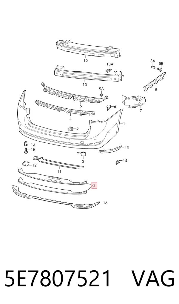  5E7807521 VAG