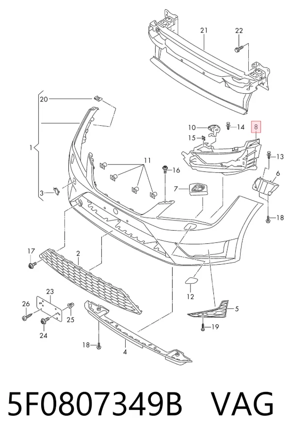  5F0807349B VAG