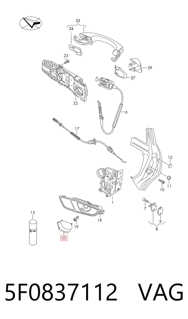  5F0837112 VAG