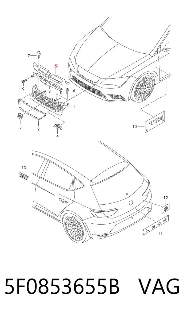  5F0853655B VAG