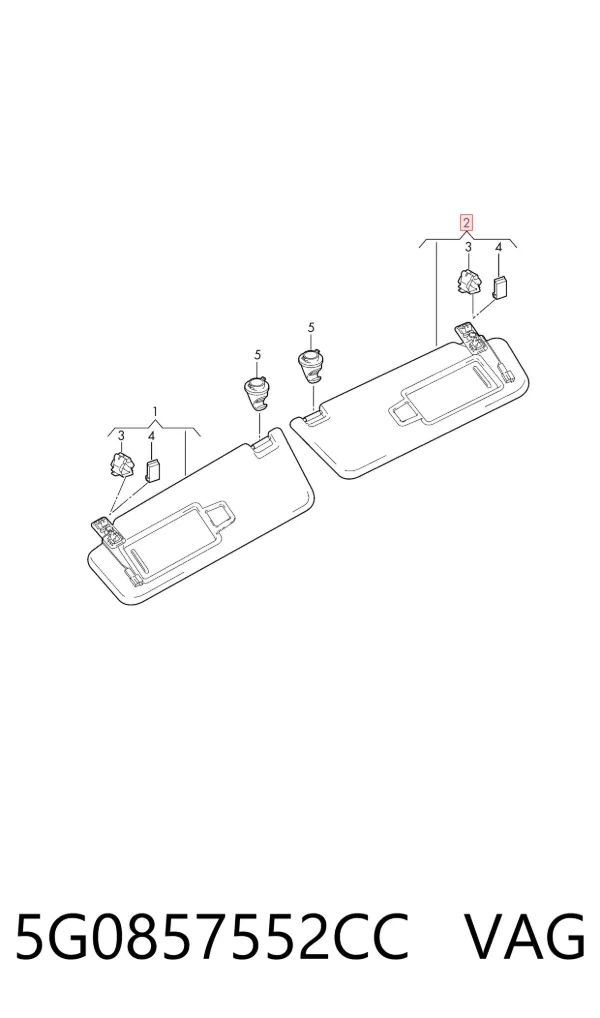 Parasol 5G0857552CC VAG