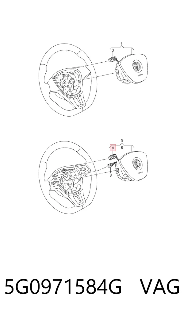  5G0971584G VAG
