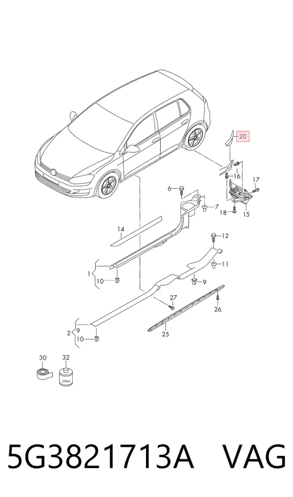  5G3821713A VAG