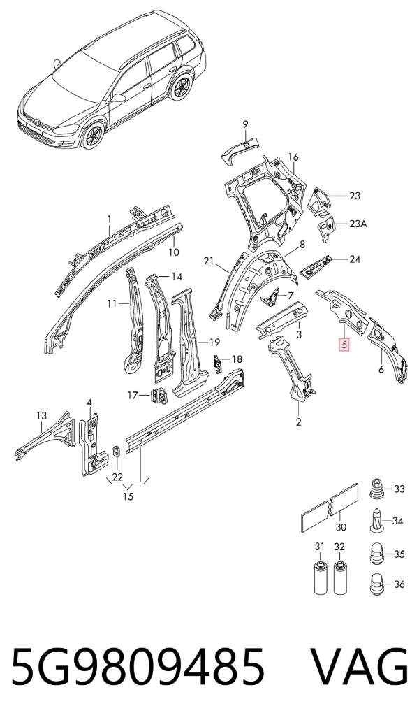  5G9809485 VAG