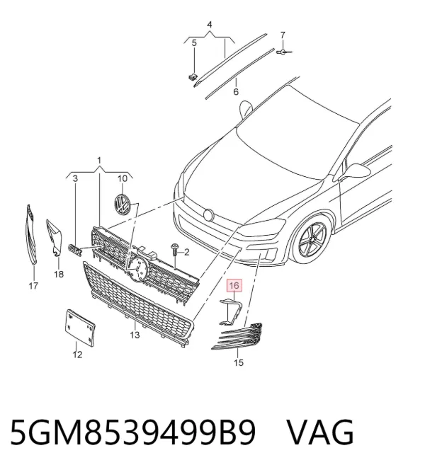  5GM8539499B9 VAG
