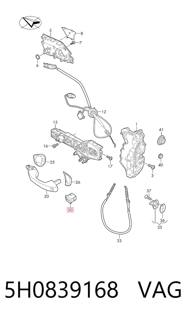  5H0839168 VAG