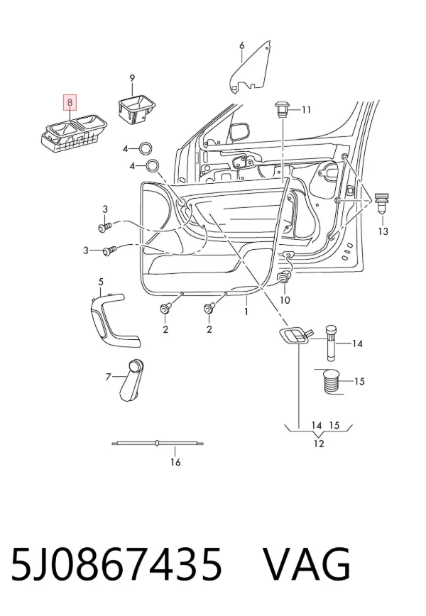 5J0867435 VAG