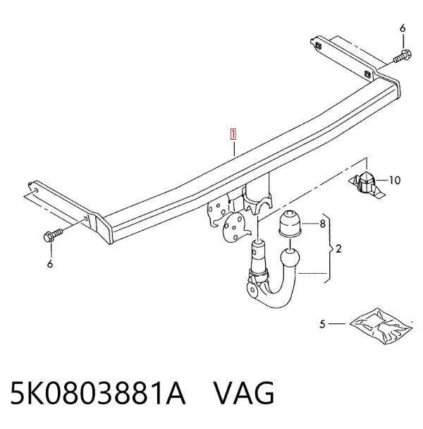  5K0803881A VAG
