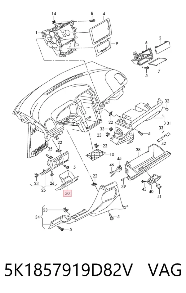  5K1857919D82V VAG