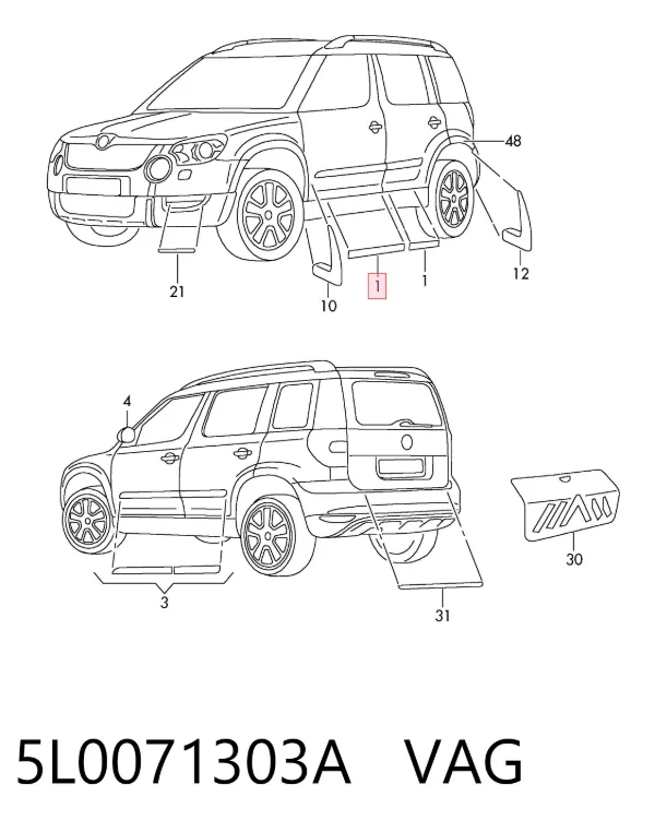  5L0071303A VAG