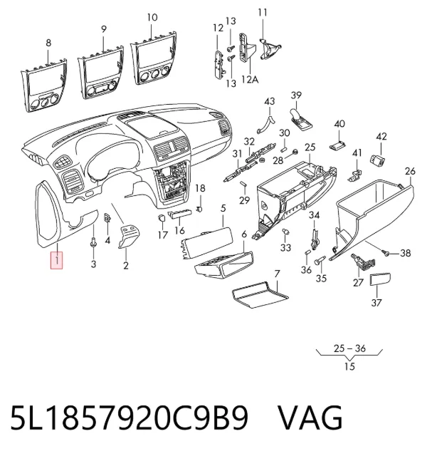  5L1857920C9B9 VAG