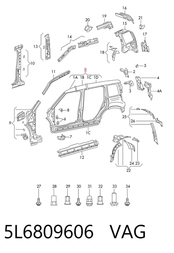  5L6809606 VAG