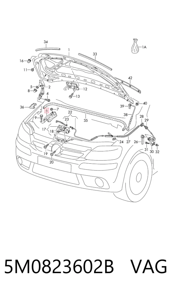  5M0823602B VAG