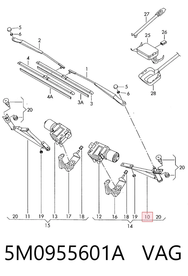  5M0955601A VAG