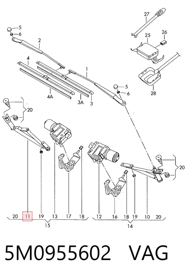  5M0955602 VAG