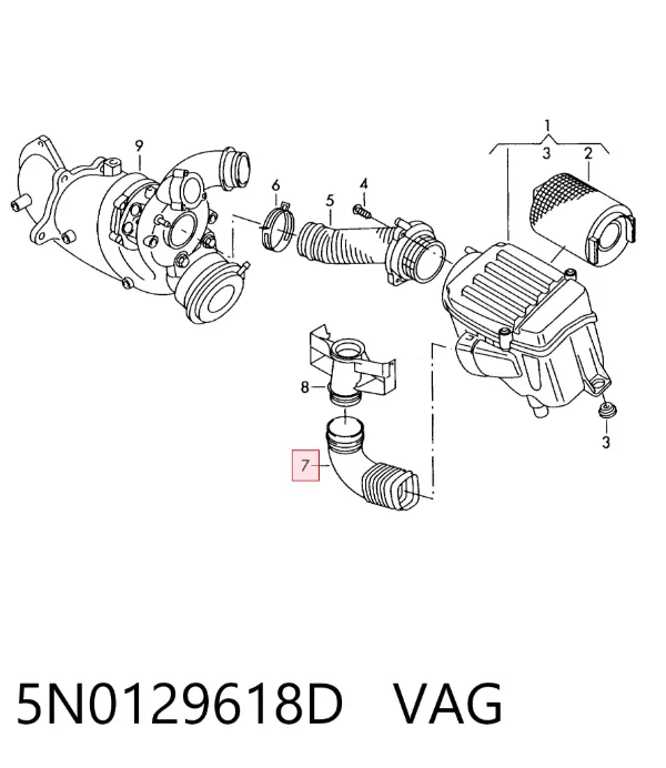  5N0129618D VAG