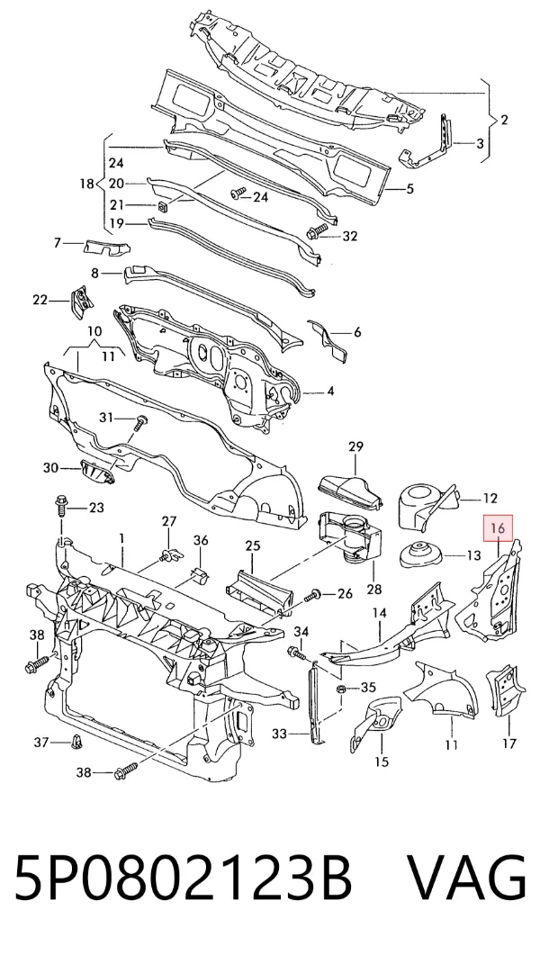  5P0802123B VAG