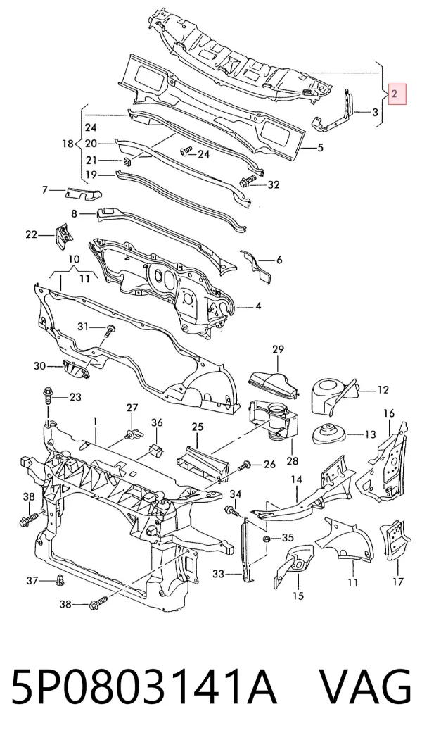  5P0803141A VAG