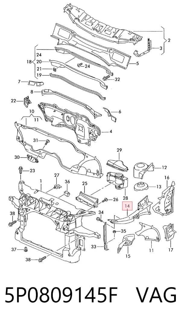  5P0809145F VAG