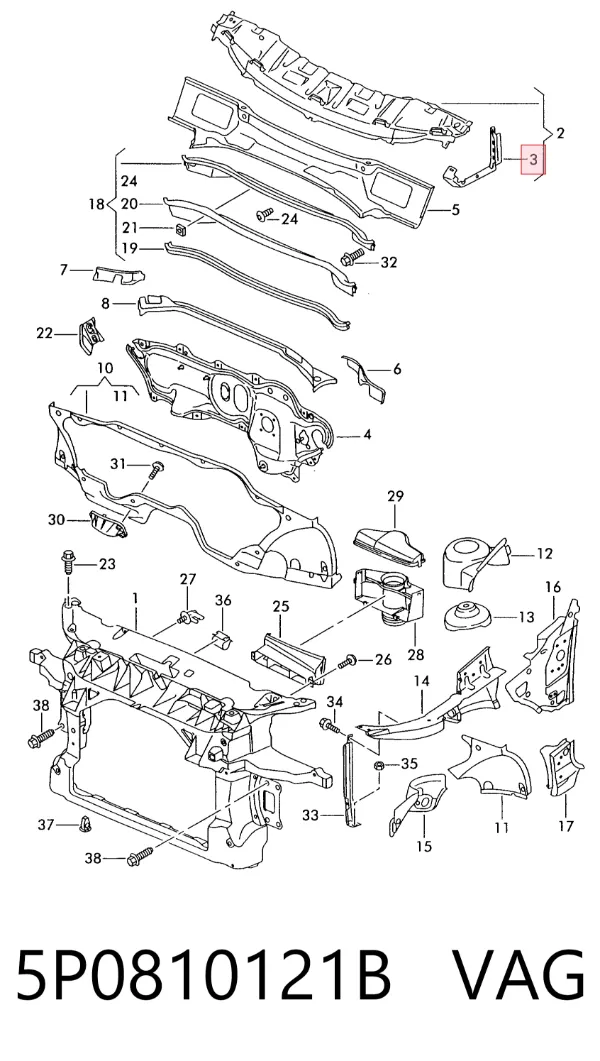  5P0810121B VAG