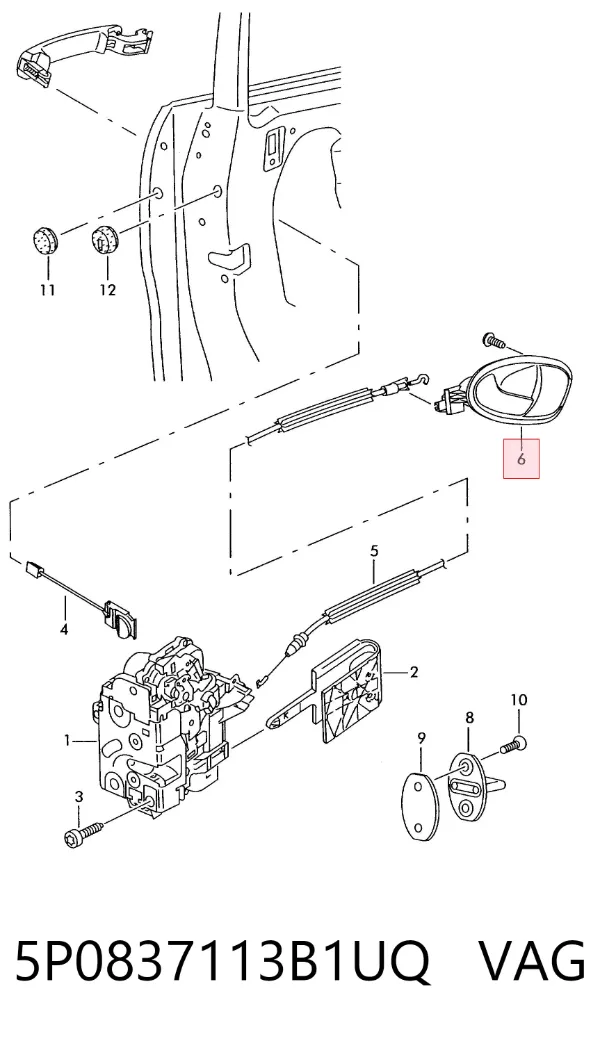  5P0837113B1UQ VAG