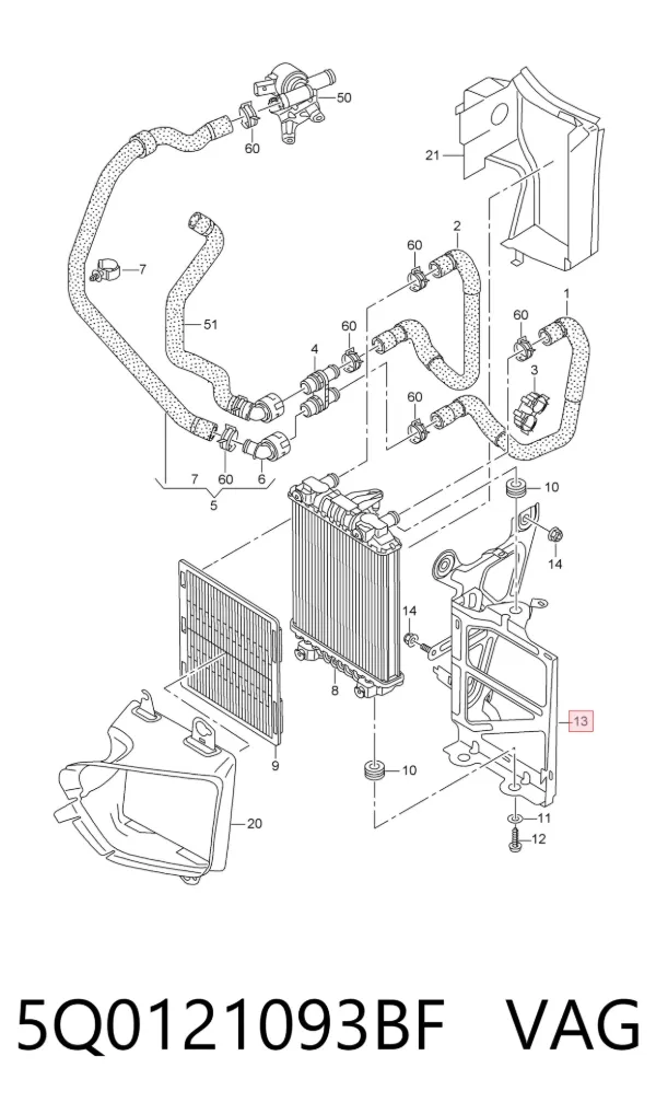 5Q0121093BF VAG