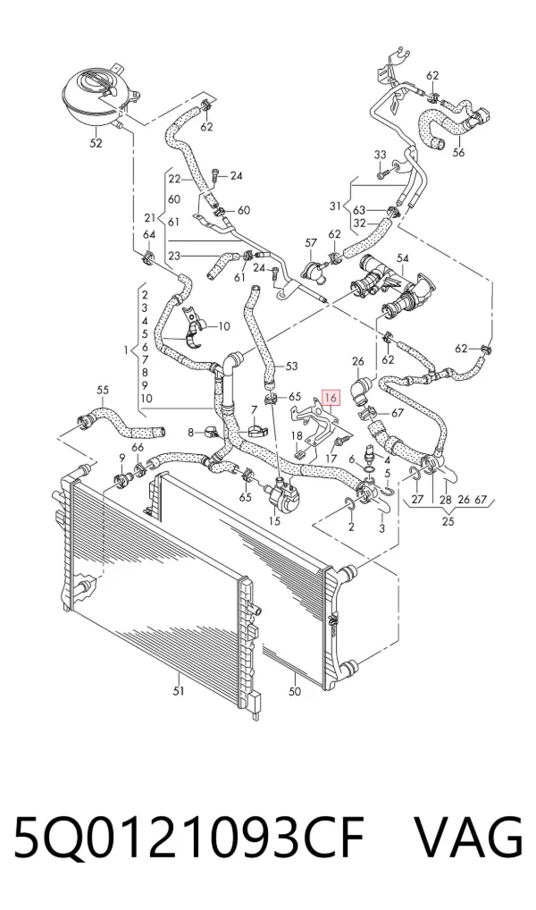  5Q0121093CF VAG