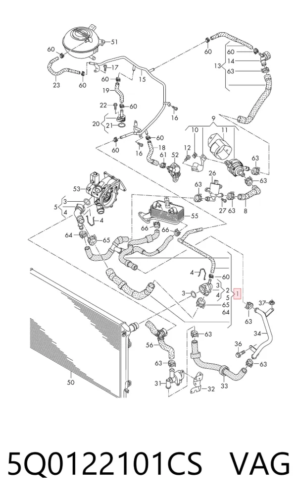  5Q0122101CS VAG