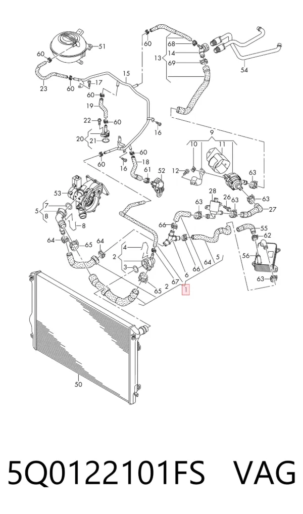  5Q0122101FS VAG