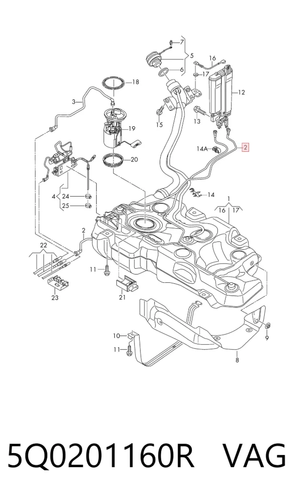  5Q0201160R VAG