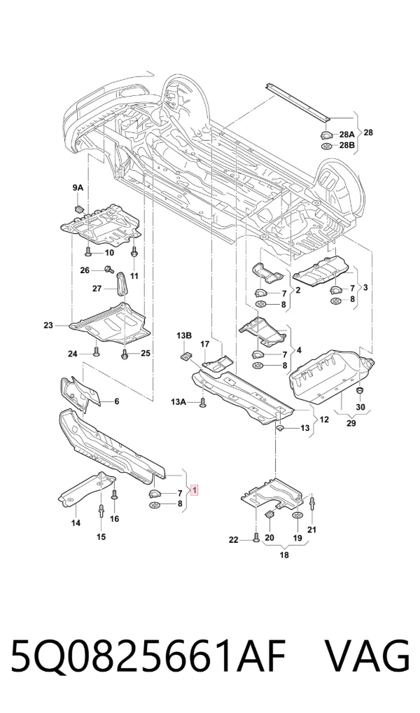  5Q0825661AF VAG