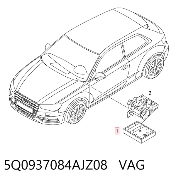 Módulo de confort 5Q0937084AJZ08 VAG