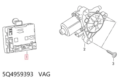 Módulo de confort VAG 5Q4959393