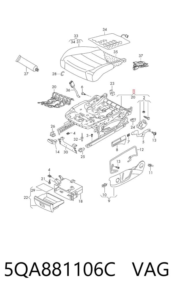  5QA881106C VAG