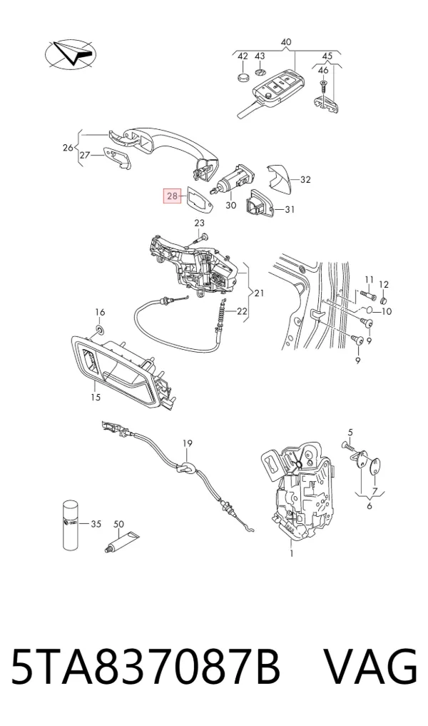  5TA837087B VAG