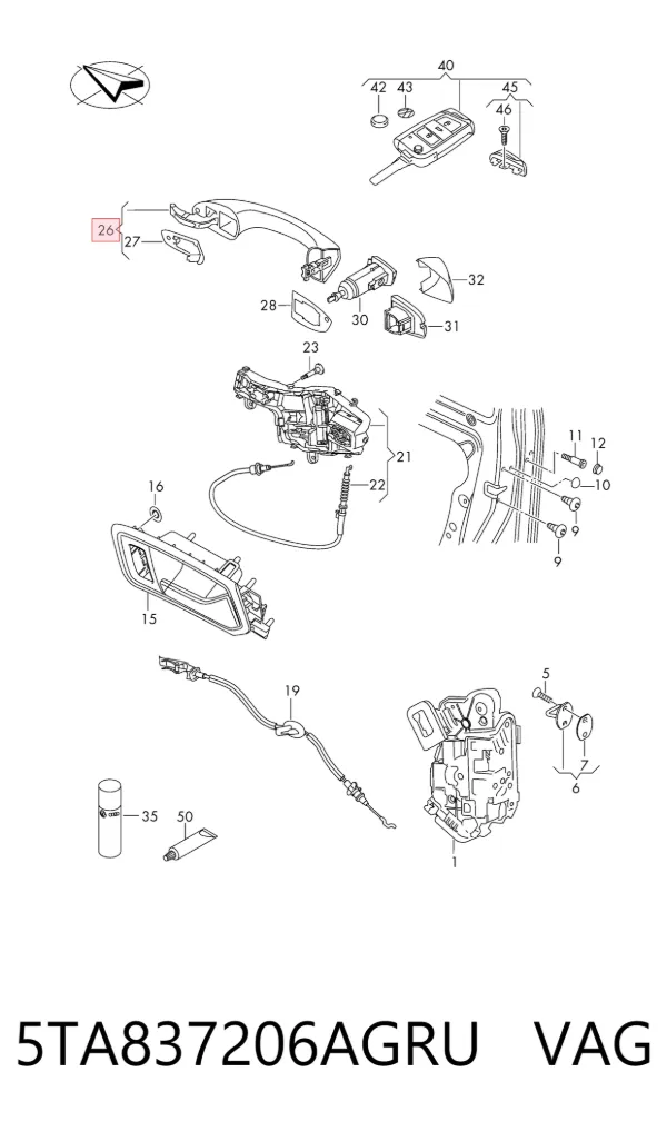 5TA837206AGRU VAG