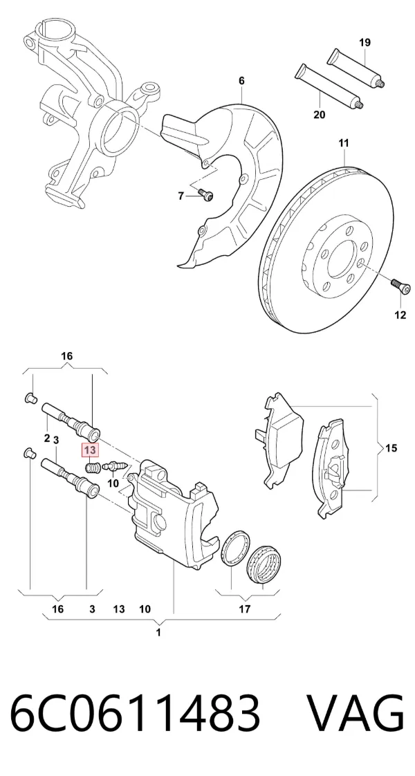  6C0611483 VAG