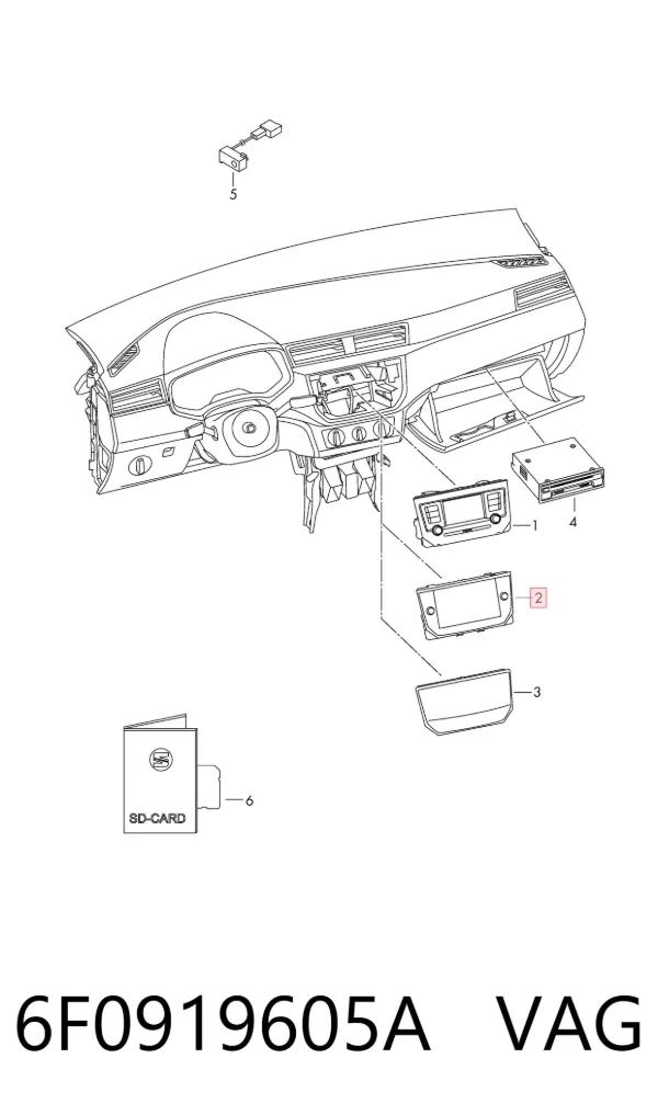  6F0919605A VAG