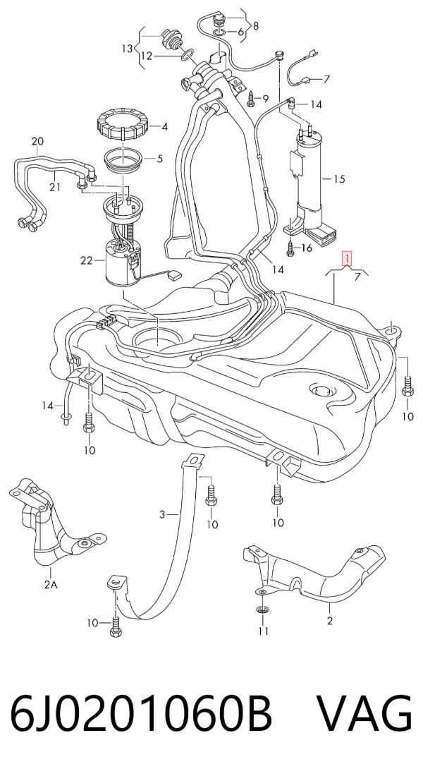 Depósito de gasolina Seat Ibiza III