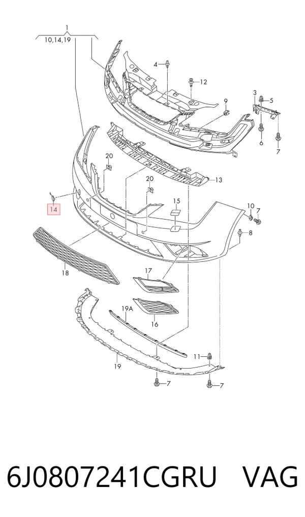  6J0807241CGRU VAG