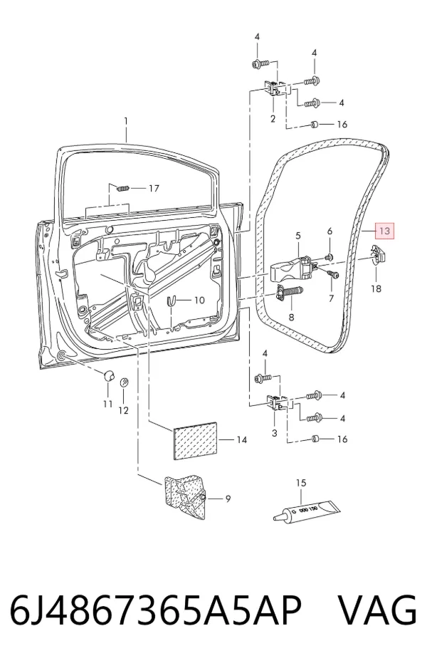  6J4867365A5AP VAG