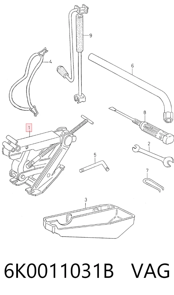  6K0011031B VAG
