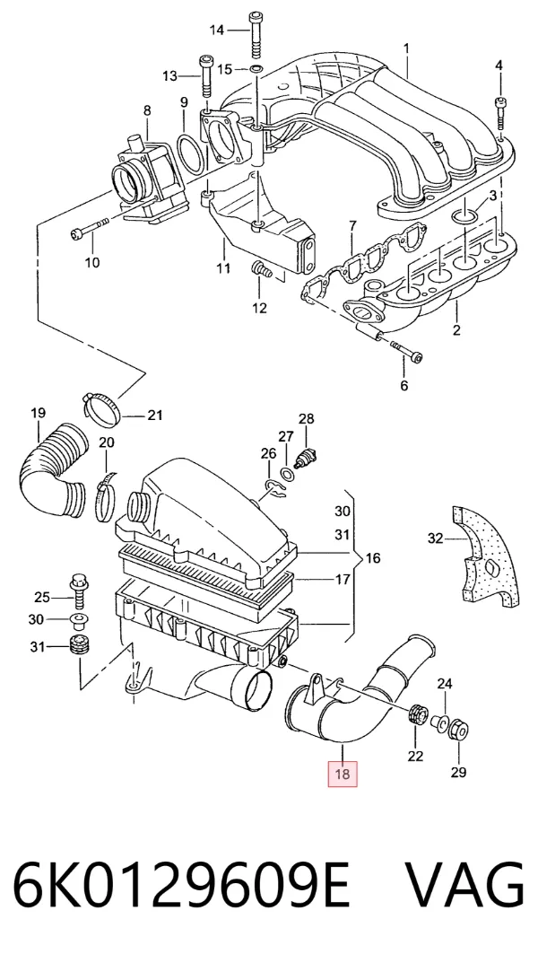  6K0129609E VAG