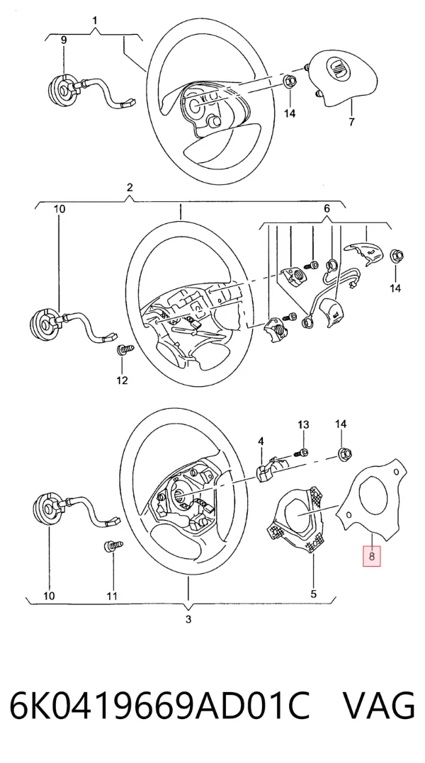  6K0419669AD01C VAG