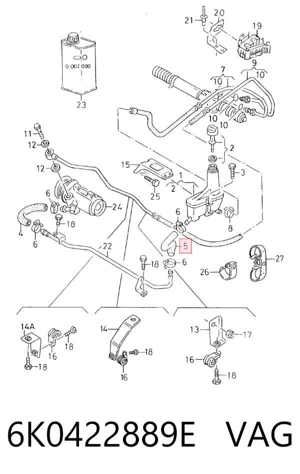  6K0422889E VAG