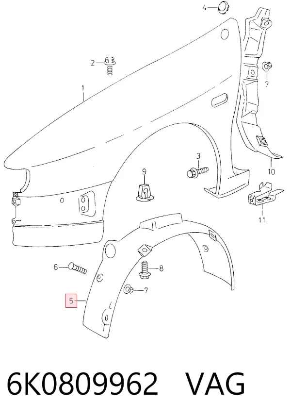 Paso rueda Seat Inca 6K9