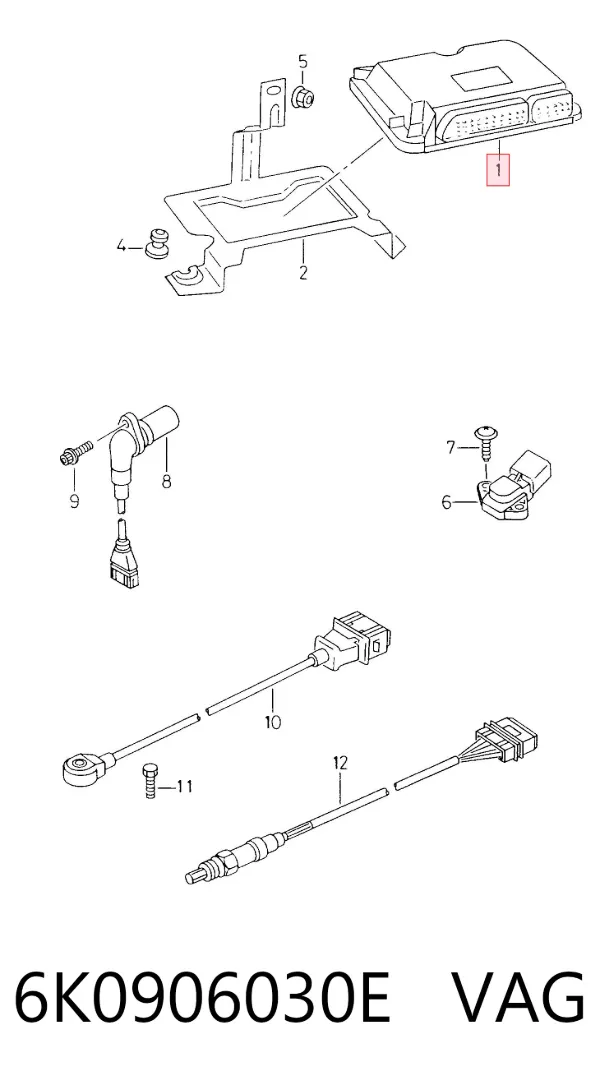 ECU 6K0906030E VAG